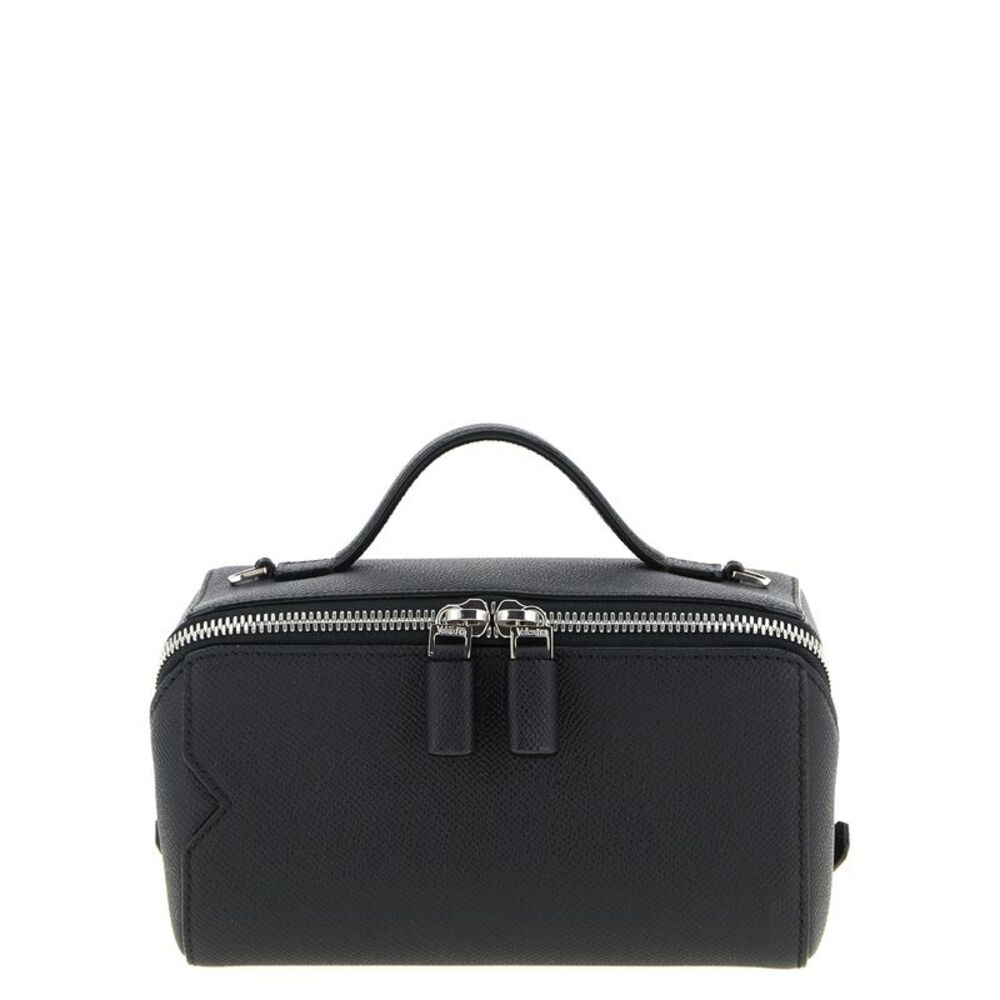 Valextra Black Calfskin Crossbody Women's Bag